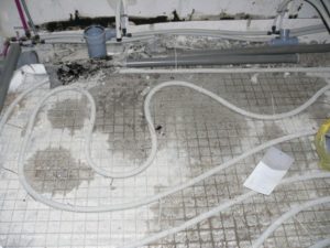 Теплый пол в ванную своими руками