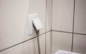Высота розеток в ванной